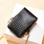 12cm 18cm PU Phone Bag BSCI Crocodile Embossed Leather