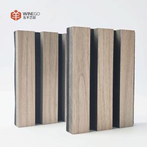 Wholesale Modern Wood Slat Acoustic Panels Melamine Finish Noise Reduction from china suppliers
