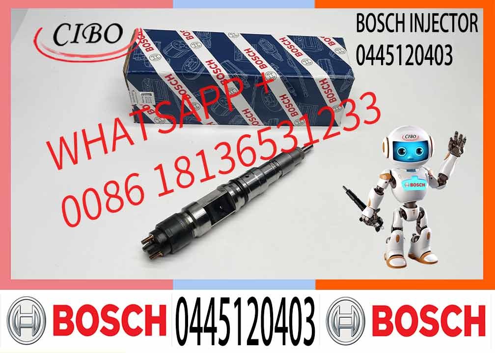 High Quality Diesel Engine Fuel Common Rail Injector 0445120399 0445120400 0445120403