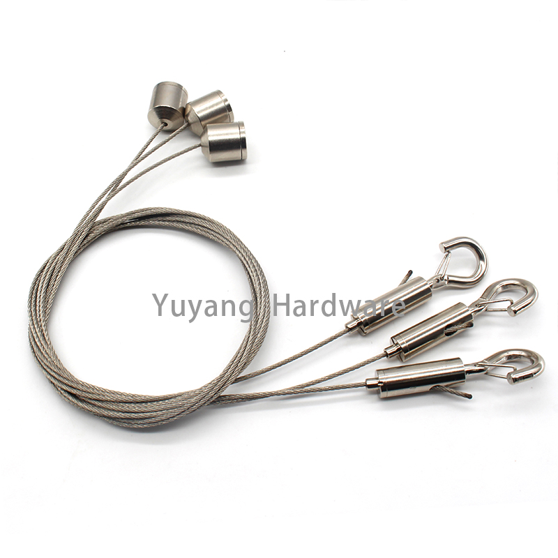 New Design Ceiling Hook Kit Adjustable Cable Hanging Kit Ceiling Lamp Attachment for Lights