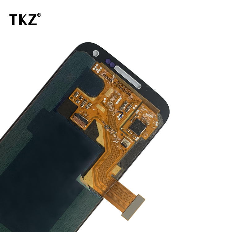 White Gold Cell Phone LCD Display For SAM S4 Mini I9195 Assembly