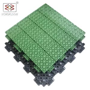 Wholesale Skin Textured Polypropylene Floor Tiles 1.81cm Slip Resistant Basketball Court Tiles from china suppliers