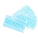 Blue And White Surgical Mask Non Woven Fabric Face Mask For Hospital