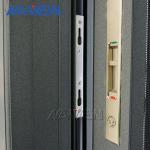 Guangdong NAVIEW Bedroom Tinted Price Design Black Door Sliding Aluminium Window