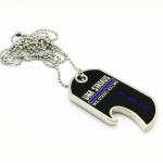 China Supplier Wholesale OEM Steel Military Custom Logo Dog Tags