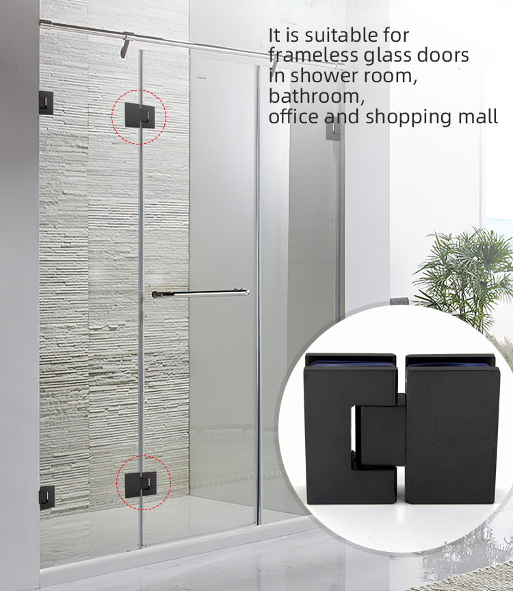 Enhance Your Shower Experience with Satin Steel 180 Degree Glass to Glass Door Hinge