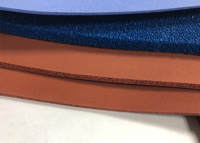 Impact Resistant Red Silicone Foam Sheet 1000x1000x1mm
