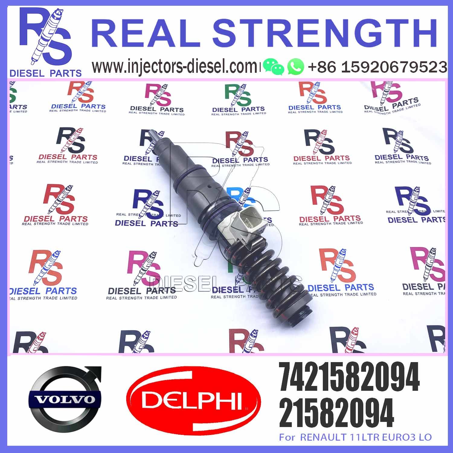 Diesel Fuel Injector 21644596 5001867216 7420708597 7421582094 7421644596 E3.18 for V-O-L-V RENAULT 11LTR EURO3 HI