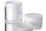 Straight Body 20g 30g 50g Face Cream Jars With Rose Lid