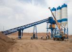 60m3/h belt type sand cement mixing machine automatic concrete batching plant