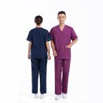 Hospital Short Sleeve Scrub Suit Uniforms For Nurses M-4XL