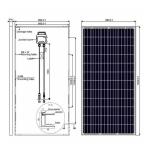 Zhiwang High quality homemade wholesale low price 300W solar panel complete kit