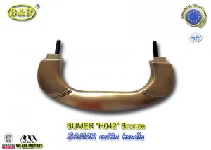 China Material Zinc Alloy metal Coffin Handle No H042   For Coffin Casket Antique bronze on sale