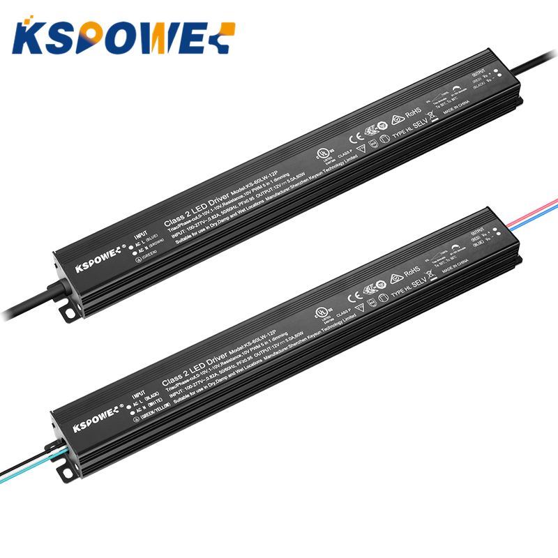 Single Output 60W High PFC 12V LED Strip Driver For Swimming Pool 100W Aluminium CE Rohs