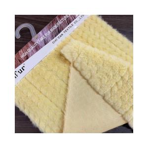 Wholesale Short Fur Fabric Soft Faux Fur for Coat Toy Yarn Count Contact Length 60cm Color Gray from china suppliers