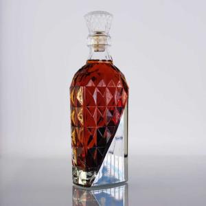 Wholesale XO Vodka Whiskey Glass Bottle Vacuum Electroplating 1 Liter Glass Liquor Bottles 22mm from china suppliers
