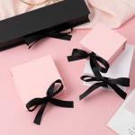 Hot Valentine'S Day Gift Bow Flip Book-Shaped Rigid Gift Box Ring Earrings