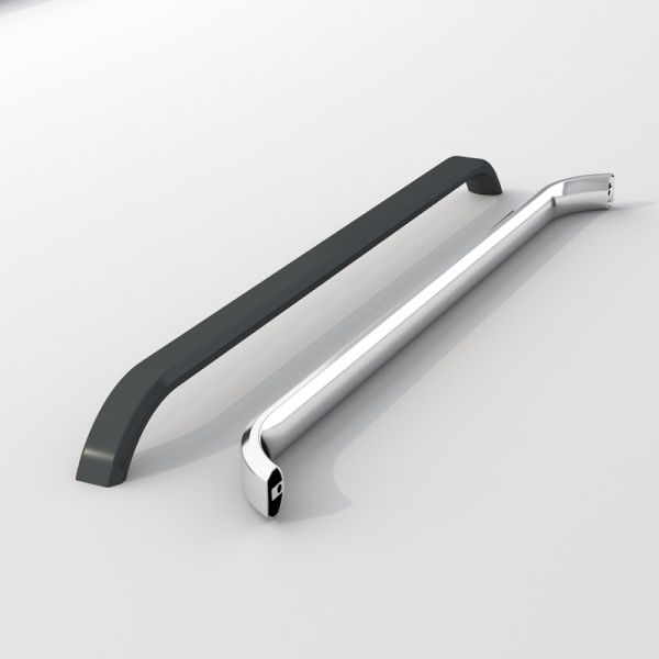 Aluminium Alloy Modern Wardrobe Handles Black Matt Colors