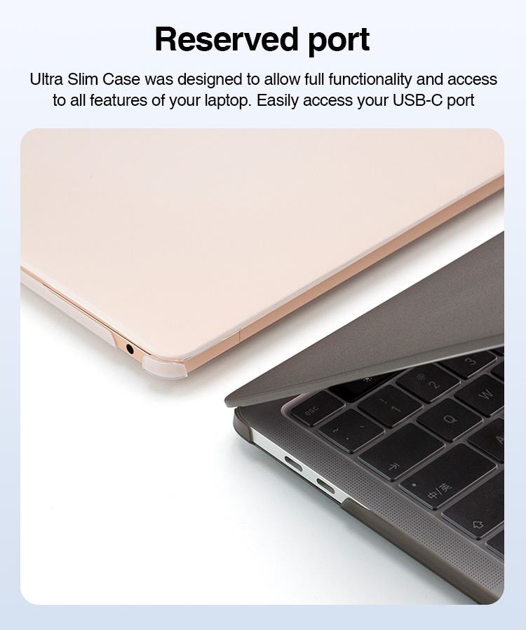 Laudtec Slim Pc Laptop Shell for Macbook Neo 13inch Pure Colour Protective Covers Pp Matte Cases Shockproof Back Cover Pbk355