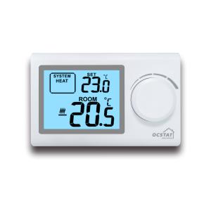 Wholesale Battery - Operated Large LCD Electronic Thermostat For Floor Heating White Color from china suppliers