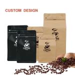 Topline 50-200Mic Kraft Paper Packaging Bags Biodegradable Stand Up Pouches