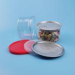400ml FDA Peanuts Clear PET Leak Proof Plastic Food Jars
