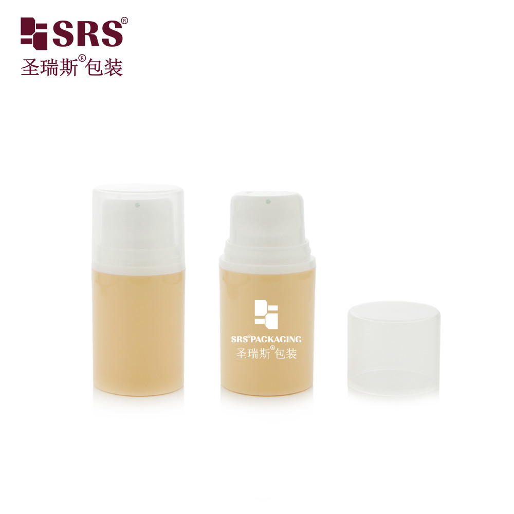 PA203A 15ml 30ml 50ml Empty PP PCR Injection Custom Color Glossy Airless Lotion Pump Bottle For Cosmetic