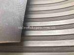 Black 3mm Thick Rubber Floor Matting Sheet Anti-slip Fine Ribbed Corrugated