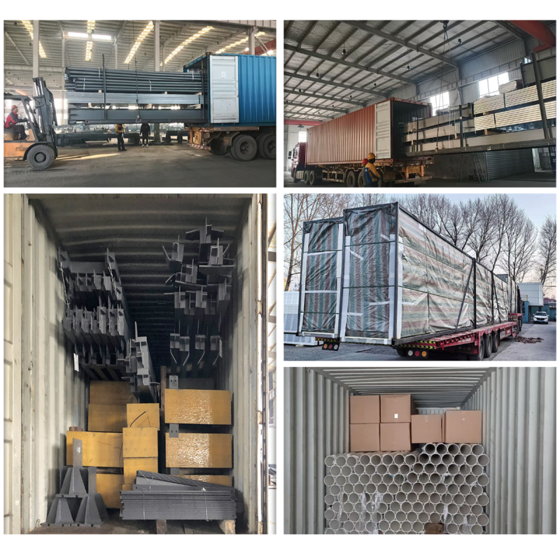 Metal Structure Building For Modular Building Construction Infrastructure Projects
