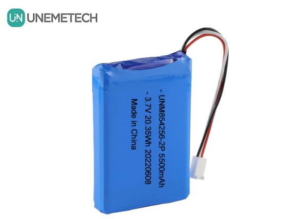3.7V Li Poly Rechargeable Battery Pack 854256 2P 5500mAh Industrial Equipment