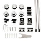 Highly Resistant to Corrosion 304 Stainless Steel Frameless Shower Sliding Door