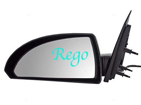 Black Plastic Side View Mirror Replacement For 05 - 09 Chevrolet Impala