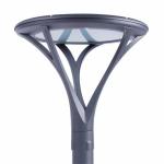 IP65 30W-110W Dark Bronze LED Garden Post Light Fixtures 6500K for Parks,