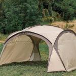 Self Driving Rainproof Sunscreen Large Camping Canopy Pergola Silver Oxford
