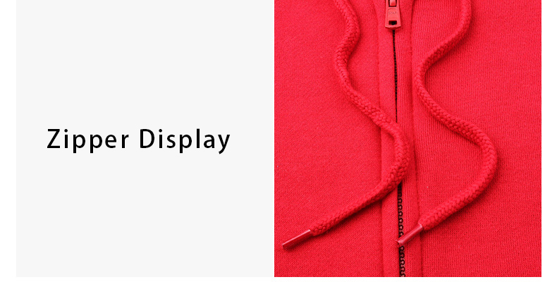 Oversized Bluzy Blank Zip 50%Polyester 50% Cotton Embroidered Slim Fit Moletons Thin Washed String Hoodies Sweatshirts