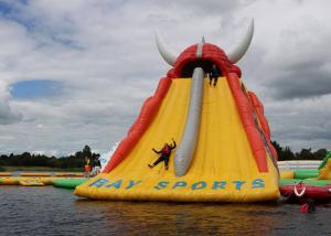Wholesale Huge Inflatable Floating Water Slide For Kids Or Adults / Outdoor Inflatable Water Park from china suppliers