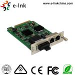 Managed Gigabit Ethernet Fiber Media Converter 2- Port 10 / 100 / 1000Base-T to