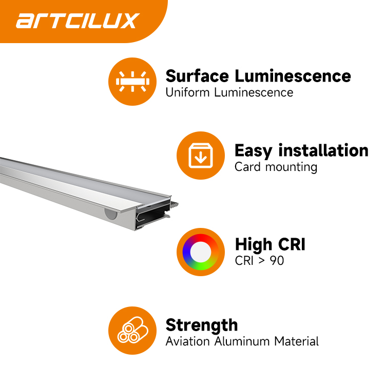 Wooden Board Light With Aluminum Profile Indoor Illuminance A2700/A2710/A2750