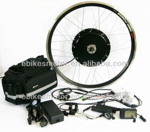 Wholesale 48v 1500w e bike conversion kit with rack type battery from china suppliers
