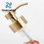 Metal Foaming Soap Pump Dispenser Colored Wide Tube Silver Stainless Steel