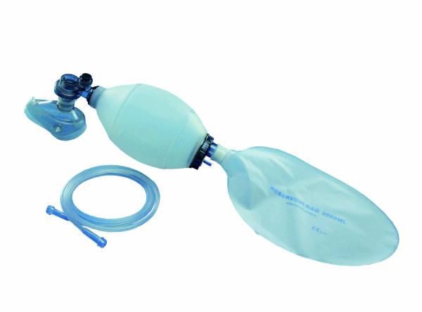 Pediatric Silicone Airflow Manual Resuscitator Bags With Peep Valve Pvc Ambu Bag