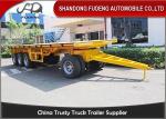 30 - 50 TonTowing Draw Bar Trailer Flat Bed / Chassis Shape Fuwa / BPW Axle