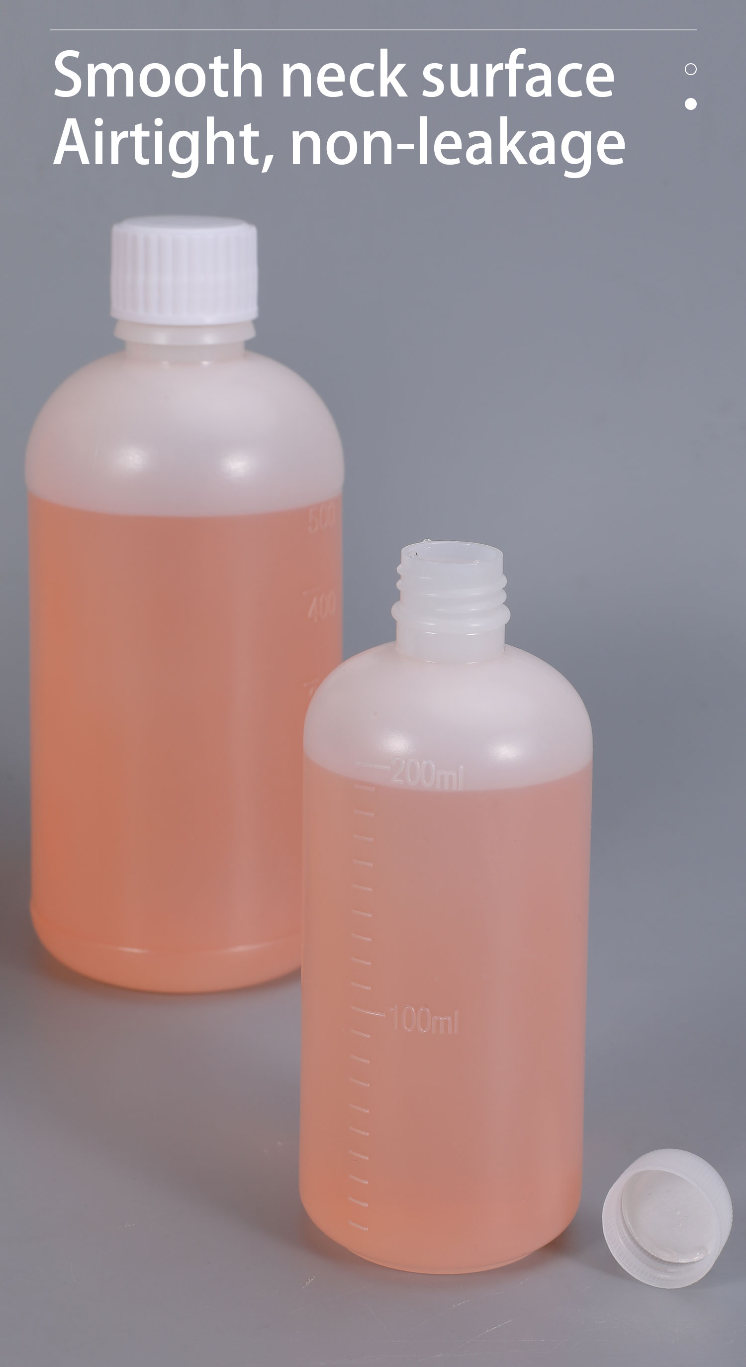 Sealing Type Plastic Hdpe Reagent Bottle For Laboratory Analysis Screw Cap
