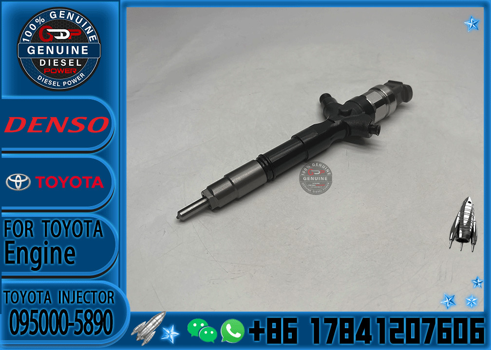 Diesel Fuel Injector 095000-5890 095000-5891 Common Rail Fuel Injection Nozzle 23670-30080 For TOYOTA
