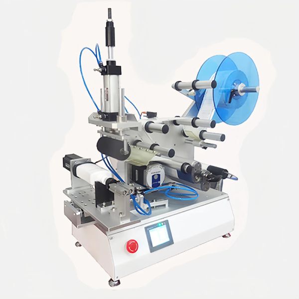 Multi Functional Bottle Labeling Machine 300W Semi Automatic Bottle Labeler 220V