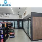 Online Service Glass Door Walk In Cooler For Vegetable Fruit Refrigerator