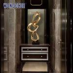 Customized Indoor Stainless Steel Abstract Sculpture Metal Art Decoration
