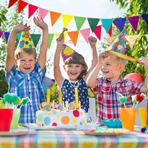 Wholesale Birthday Party 12*15cm Multi Coloured Bunting Flags OEM ODM service from china suppliers