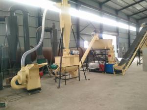 Wholesale cattel cow SKJ 450 feed pellet line1500kg per hour for Paraguay client from china suppliers