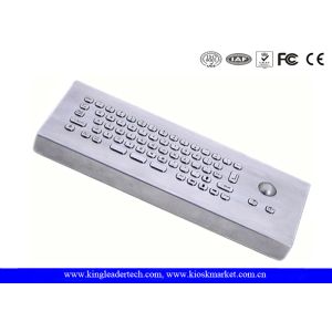 Wholesale IP65 Rated Industrial Computer Desktop Mini Metal Keyboard With Trackball from china suppliers